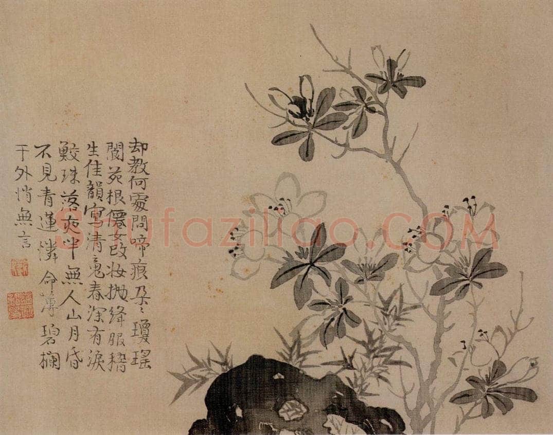 清 汪士慎 《花卉册》 书画作品