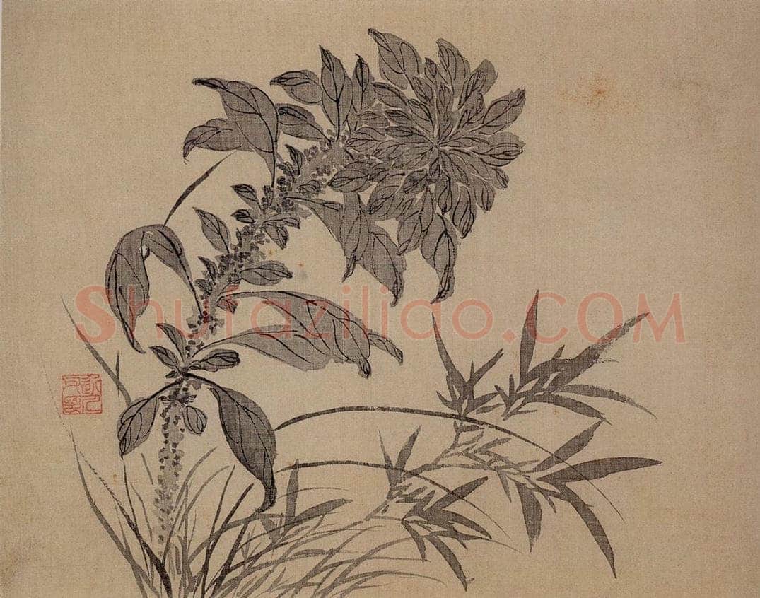 清 汪士慎 《花卉册》 书画作品