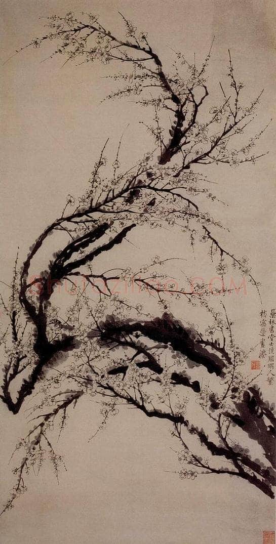 清 汪士慎 《梅花图》 书画作品