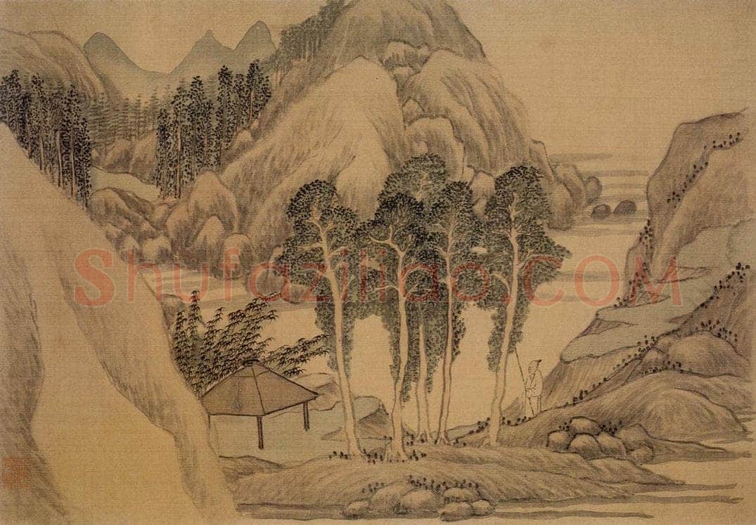 1734年 汪士慎 《山水册》 书画作品