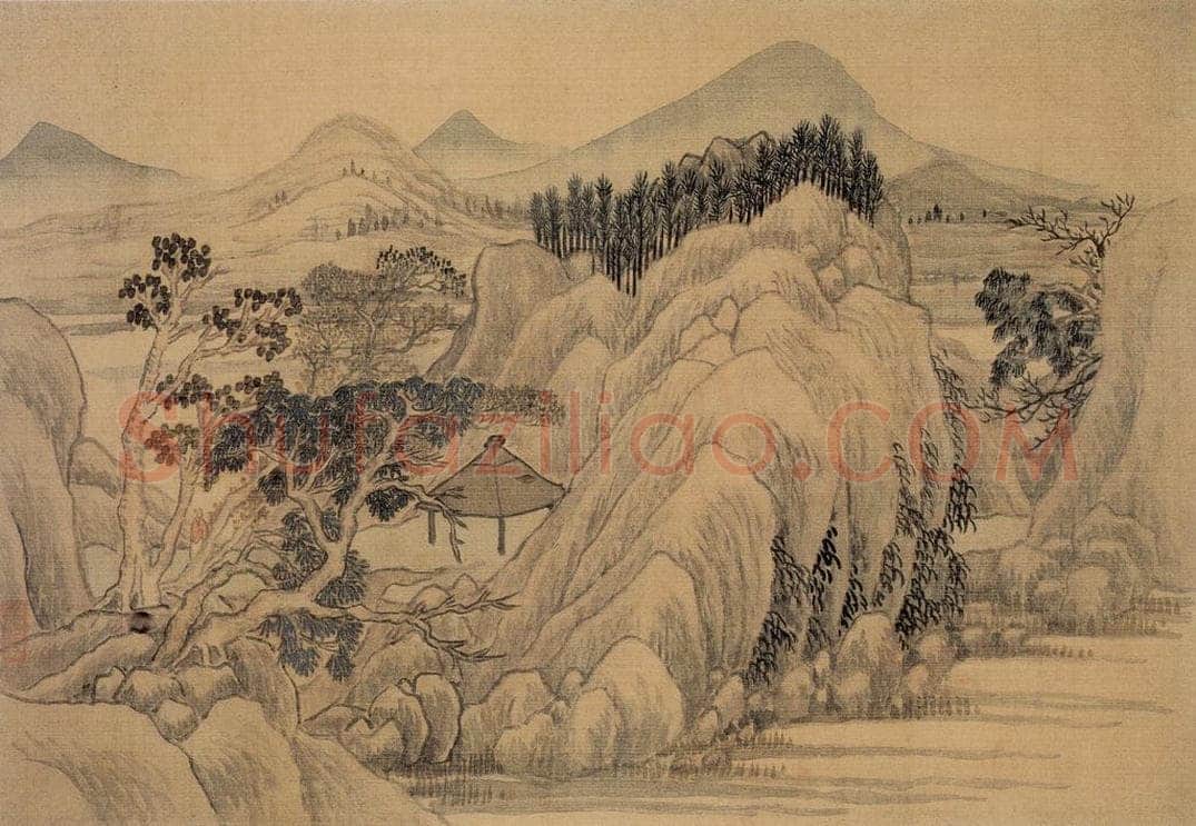 1734年 汪士慎 《山水册》 书画作品