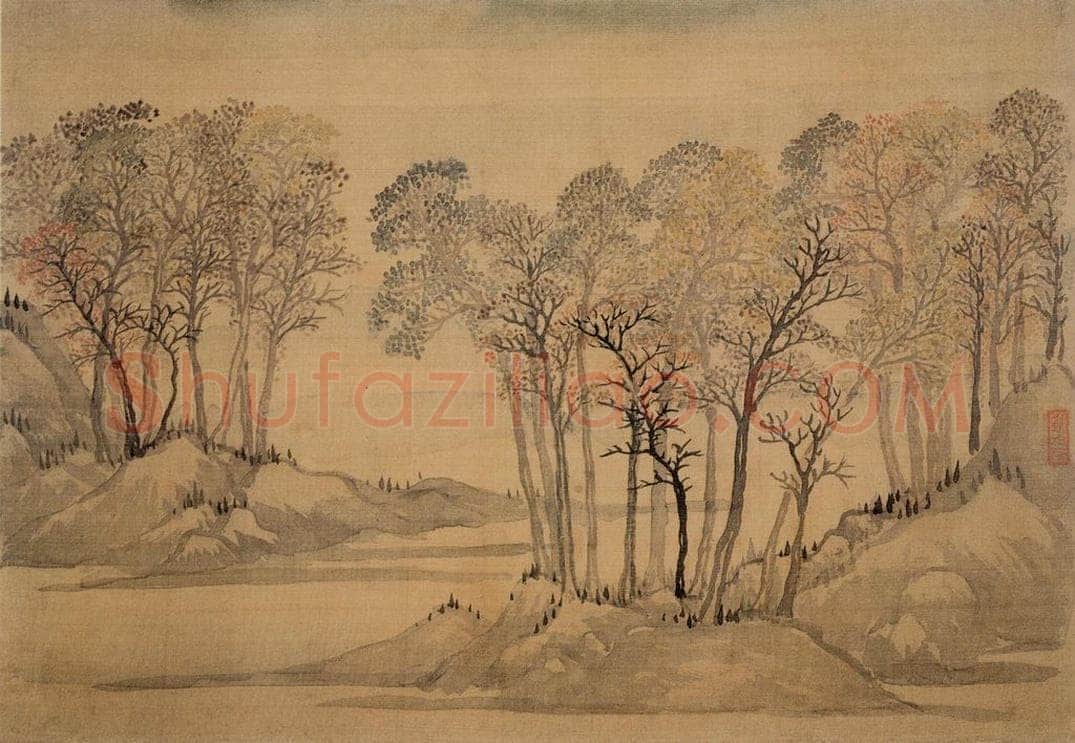 1734年 汪士慎 《山水册》 书画作品