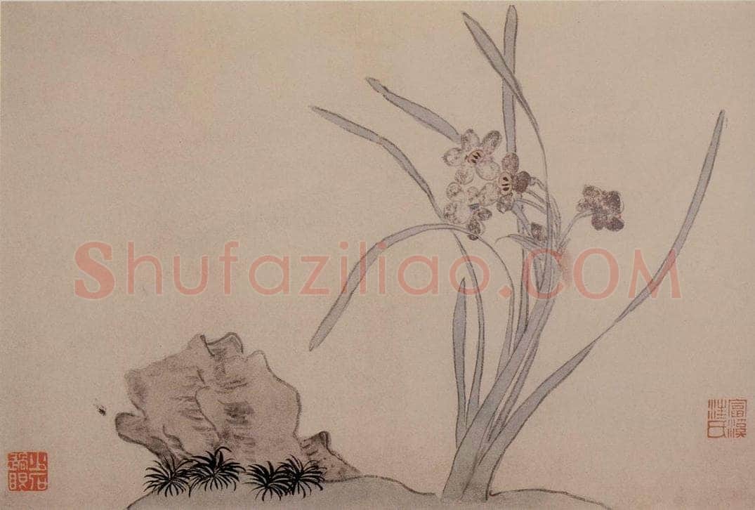 1742年 汪士慎 《花卉册》 书画作品