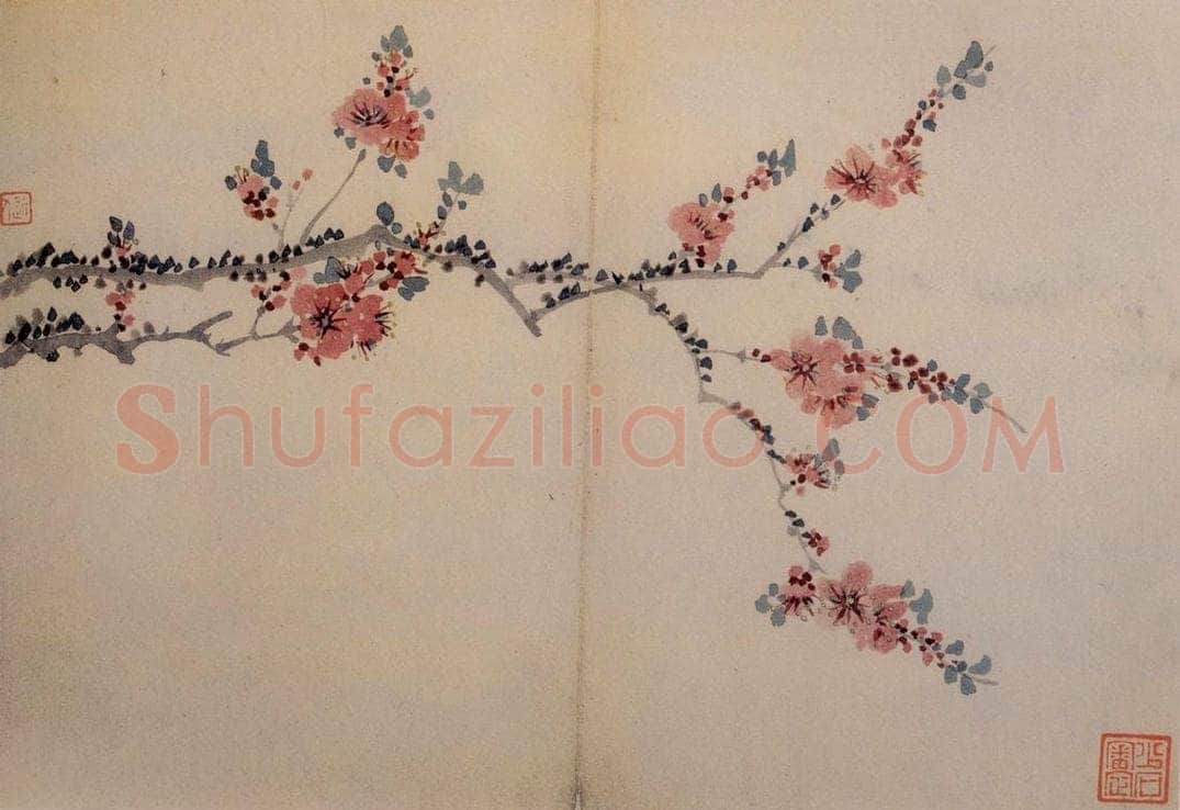 1742年 汪士慎 《花卉册》 书画作品
