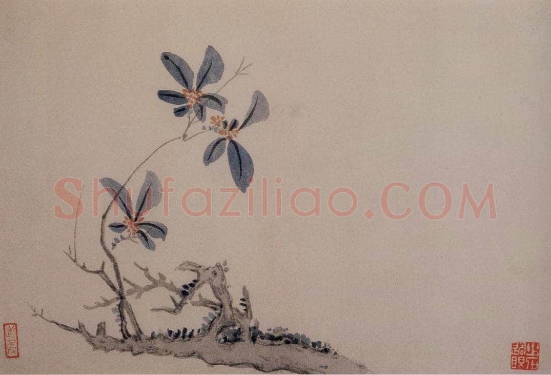 1742年 汪士慎 《花卉册》 书画作品