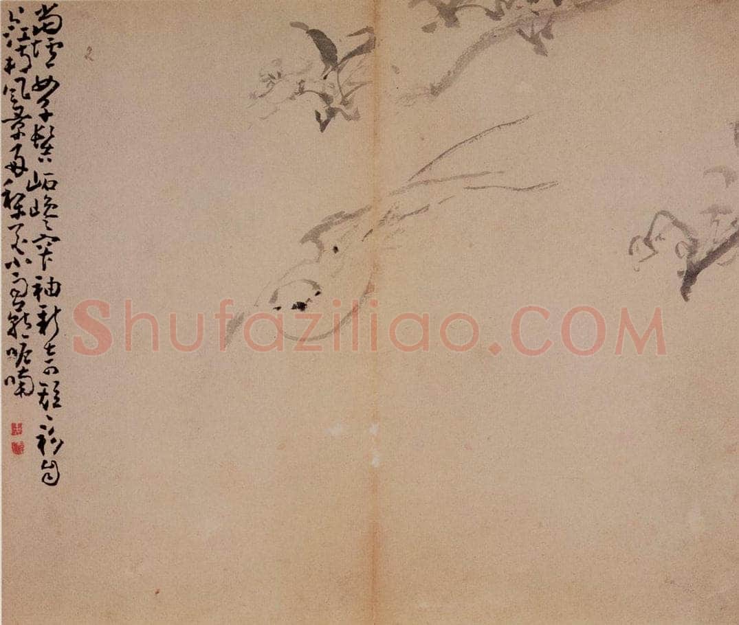 清 黄慎 梨花春燕图 书画作品