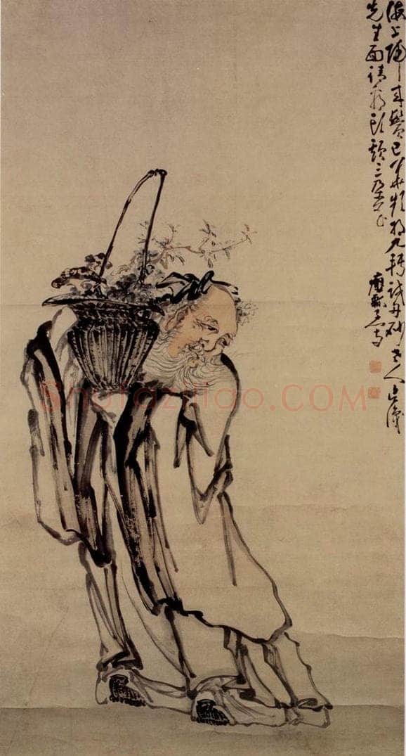 清 黄慎 人物 书画作品