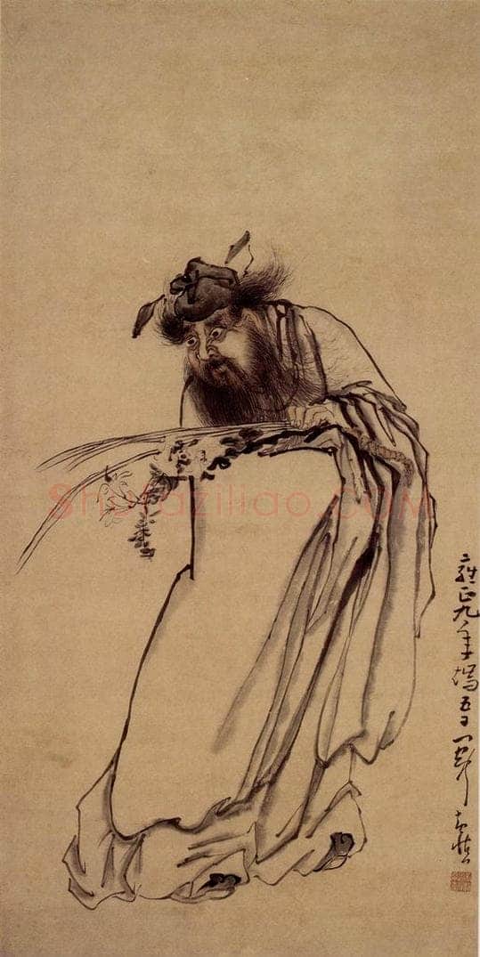 清 黄慎 钟馗图 书画作品