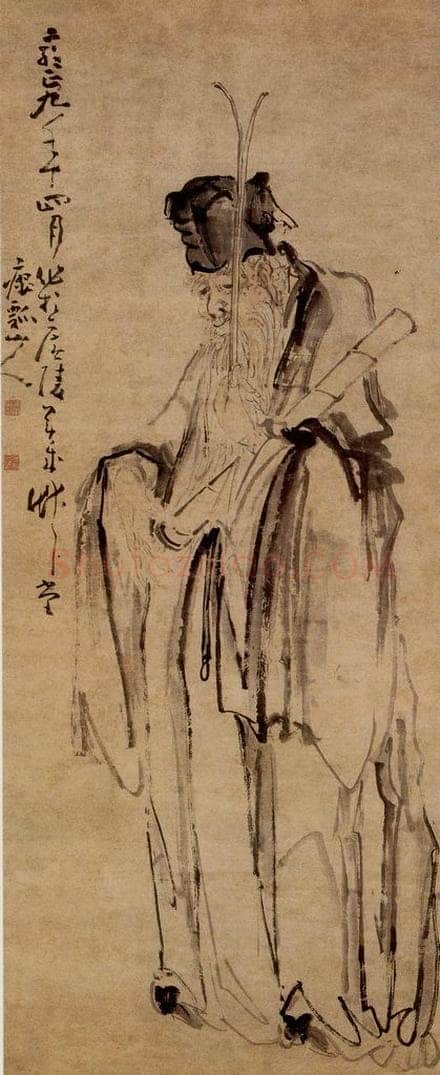 清 黄慎 人物图 书画作品