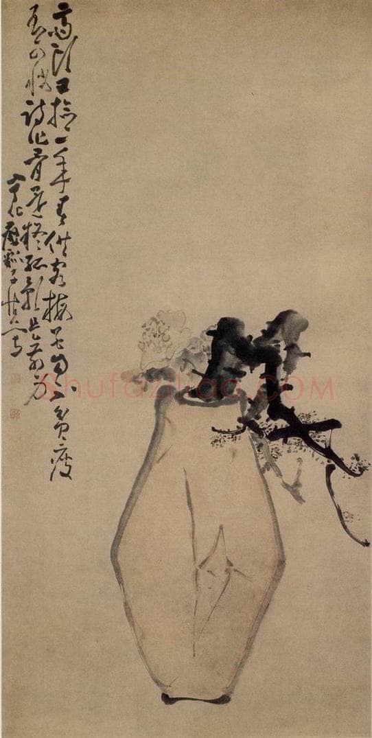 清 黄慎 瓶梅图 书画作品