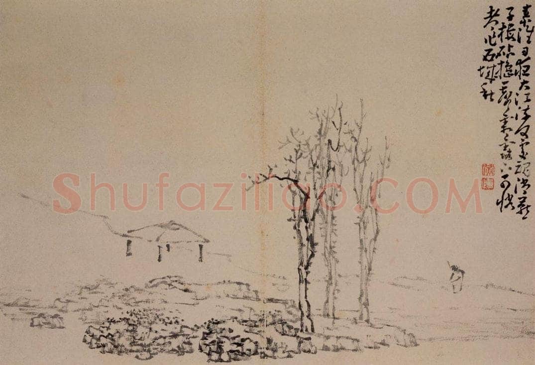 清 黄慎 杂画册 书画作品