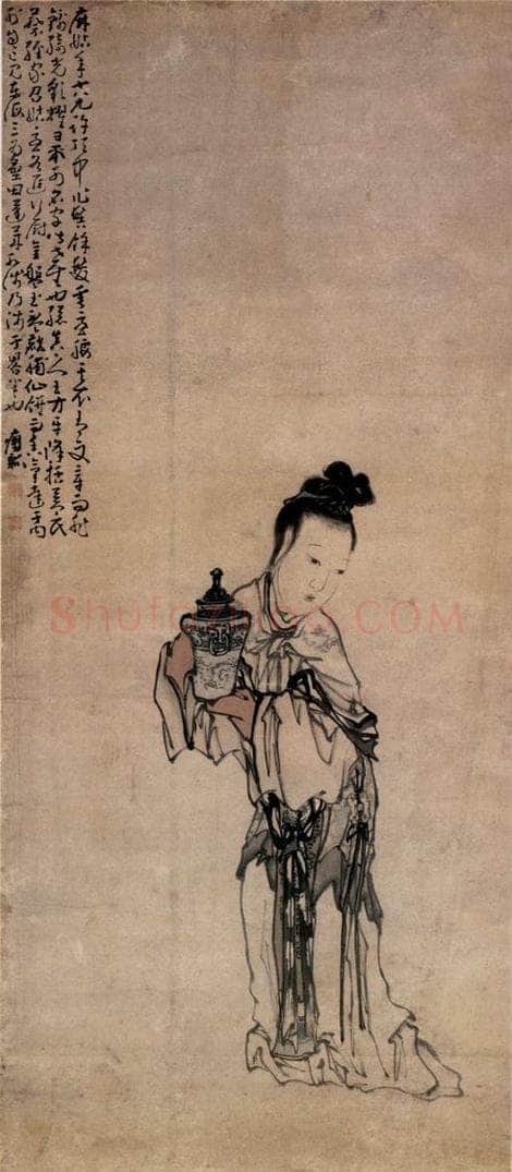 清 黄慎 麻姑献寿图 书画作品