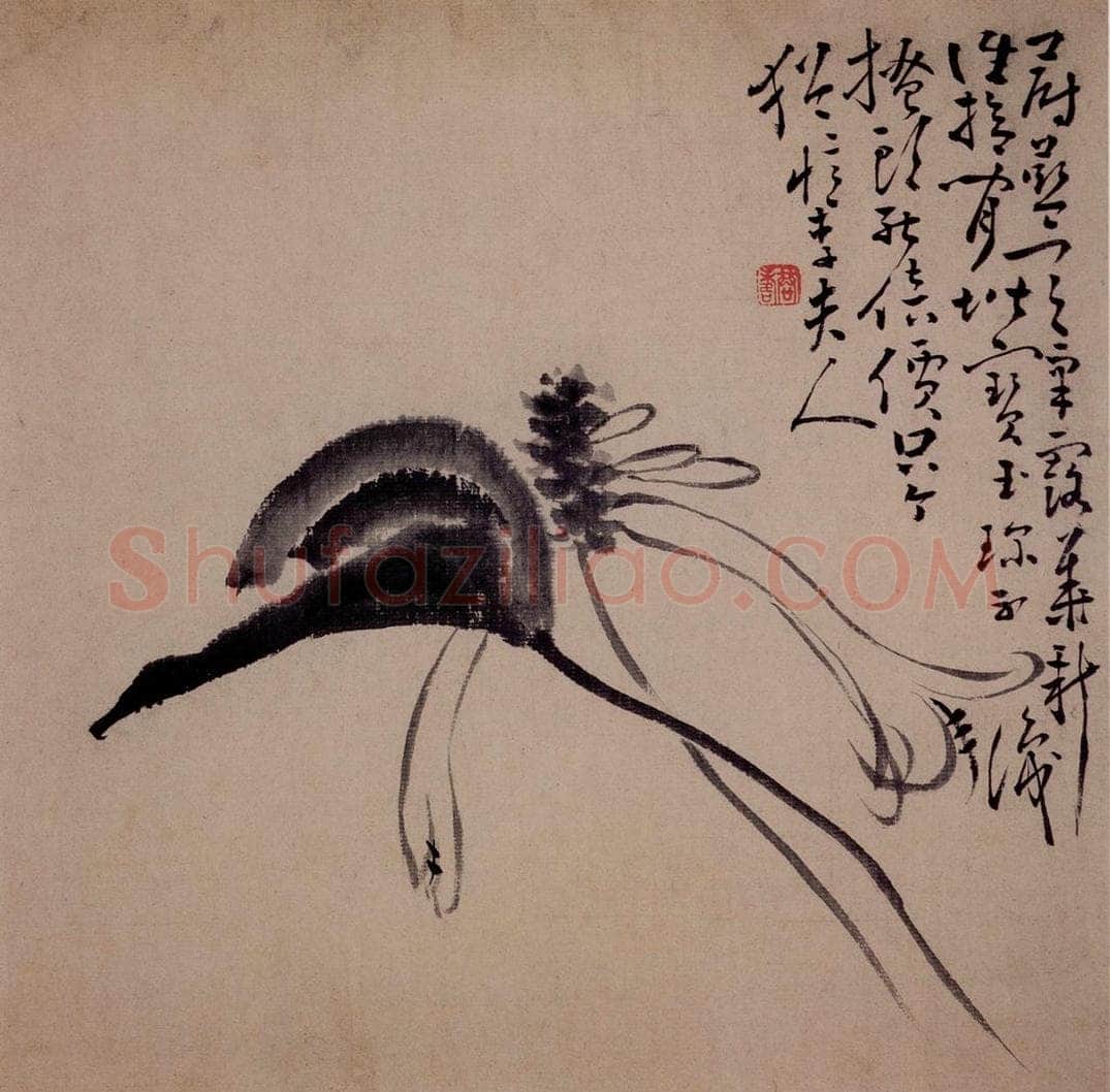 清 黄慎 人物山水花卉图册 书画作品