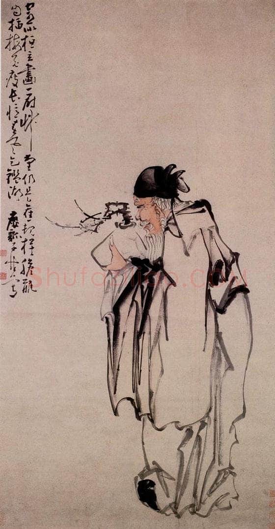清 黄慎 人物 书画作品