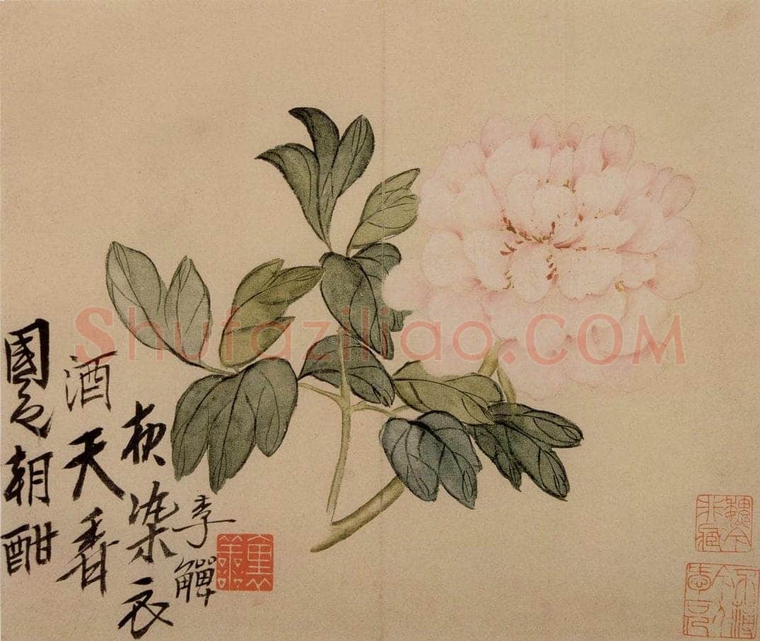 清 李鱓 《杂画8开》 书画作品