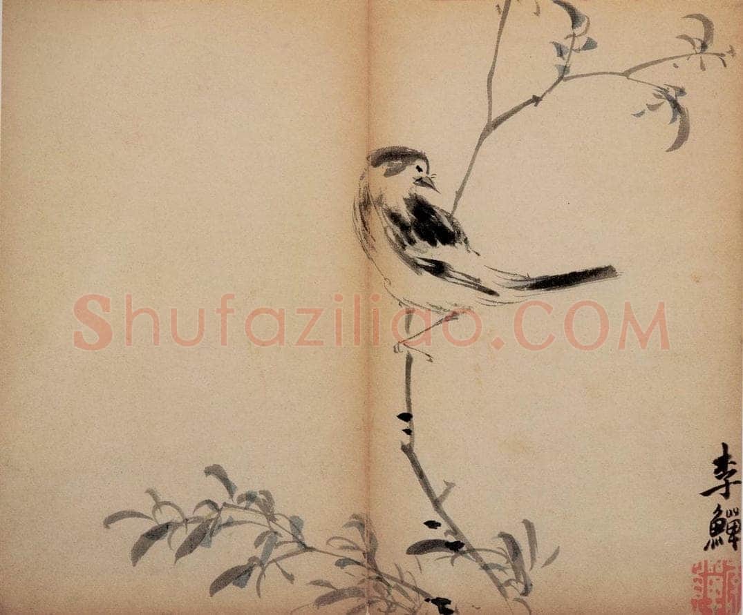 清 李鱓 《花卉册》 书画作品