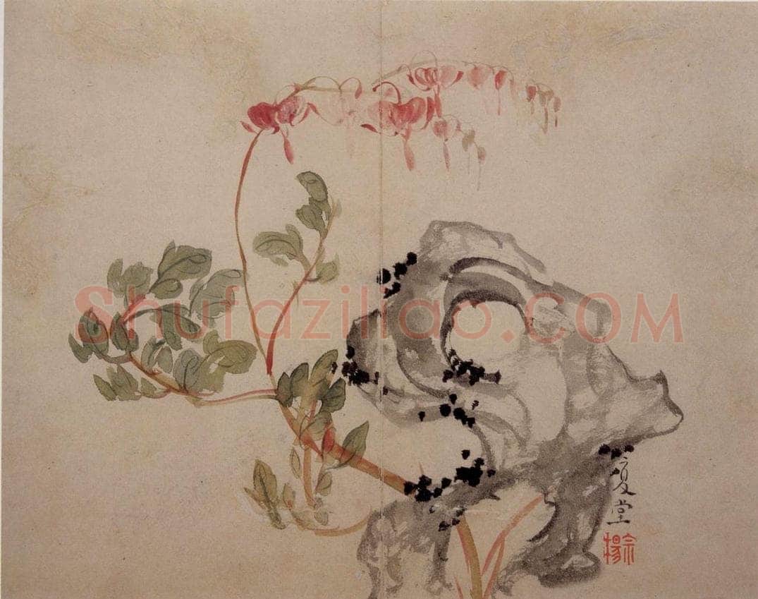 清 李鱓 《花卉册》 书画作品