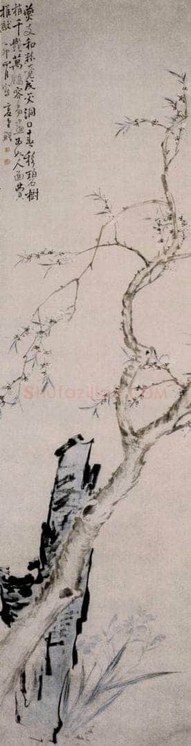 清 李鱓 《四季花卉屏》 书画作品