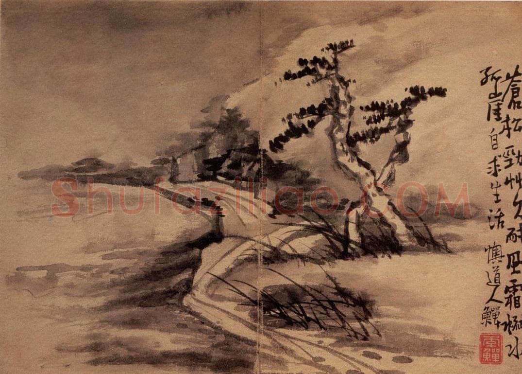 清 李鱓 《杂画册》 书画作品