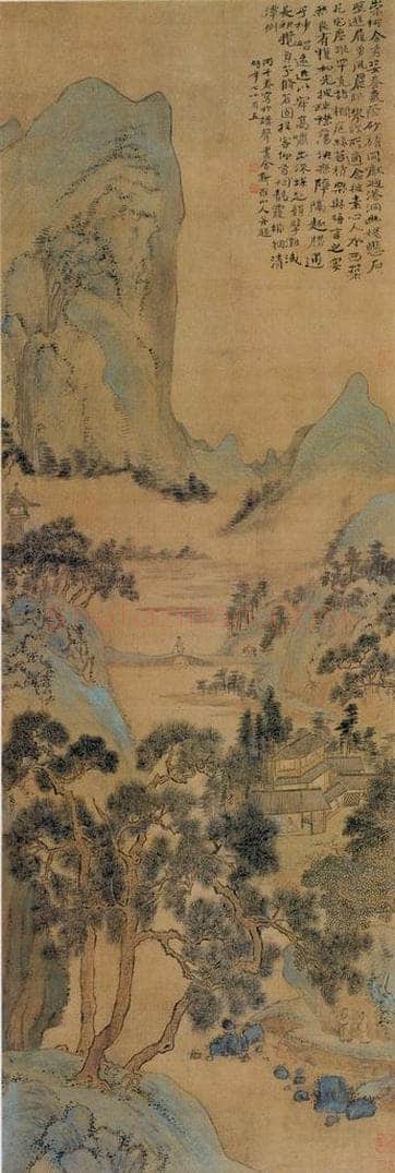 清 华喦 《寻春图》 书画作品