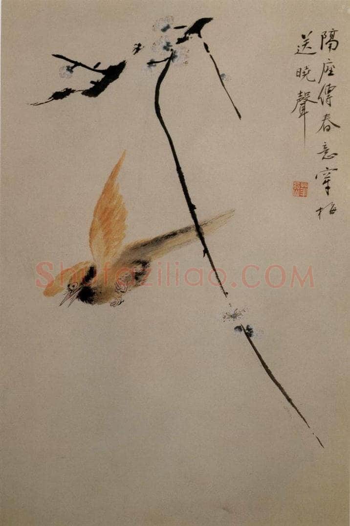 清 华喦 《花鸟图》 书画作品