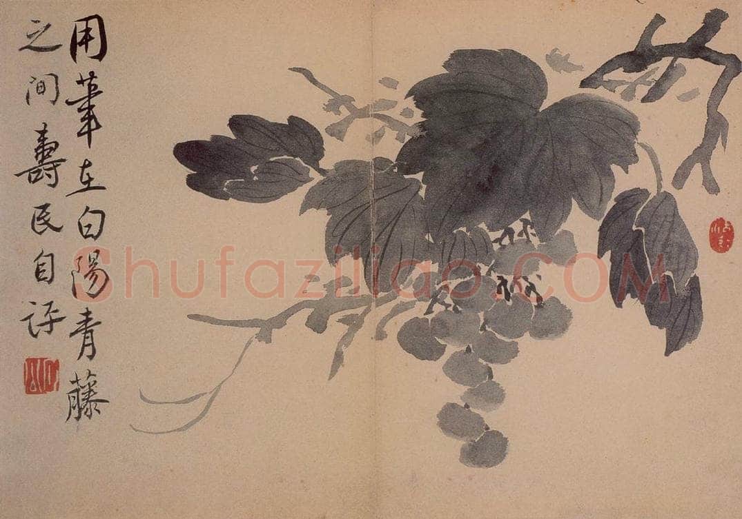 1735年 边寿民 《花果册》 书画作品