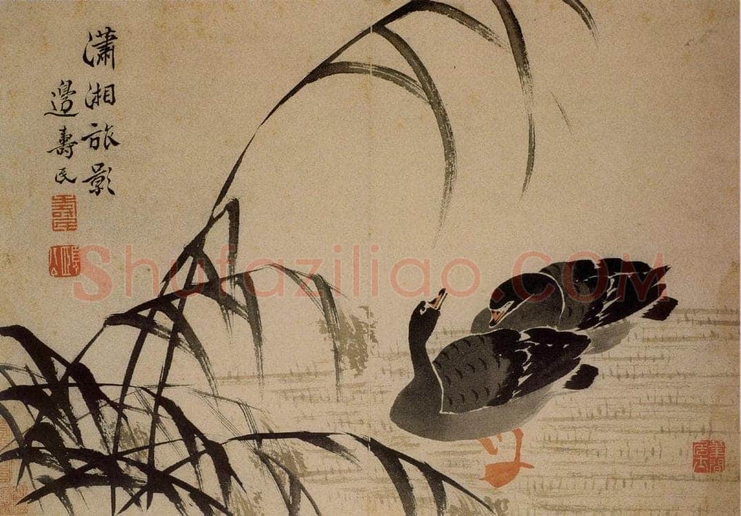 1743年 边寿民 《杂画册》 书画作品