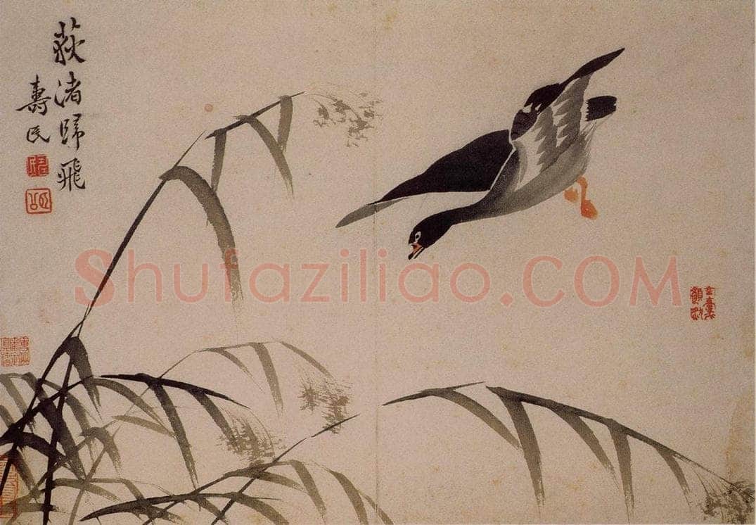 1743年 边寿民 《杂画册》 书画作品