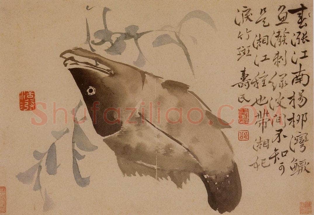 1743年 边寿民 《杂画册》 书画作品