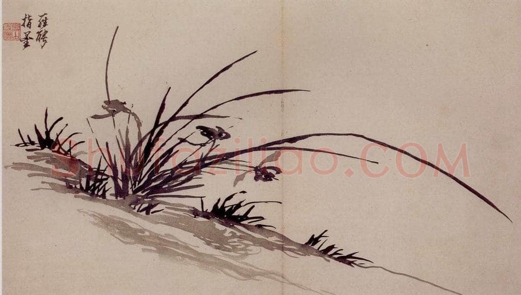清 罗聘 《山水花卉册》 书画作品