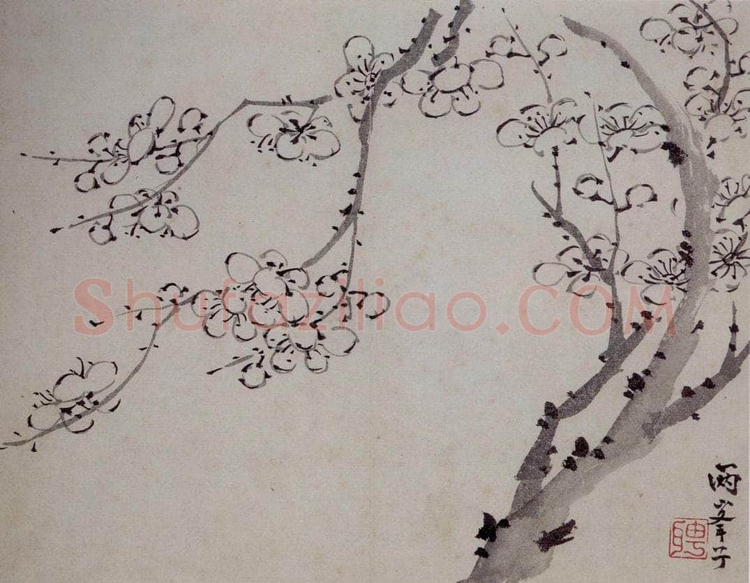 清 罗聘 《梅花册》 书画作品
