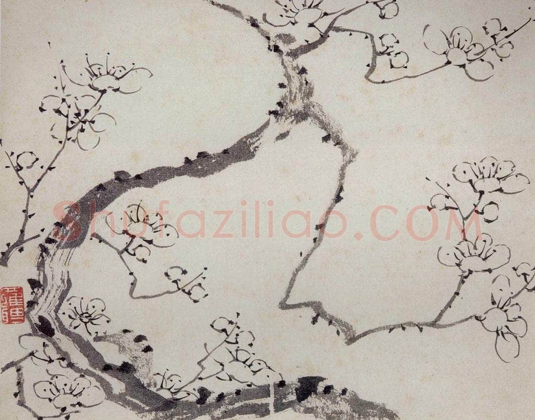 清 罗聘 《梅花册》 书画作品