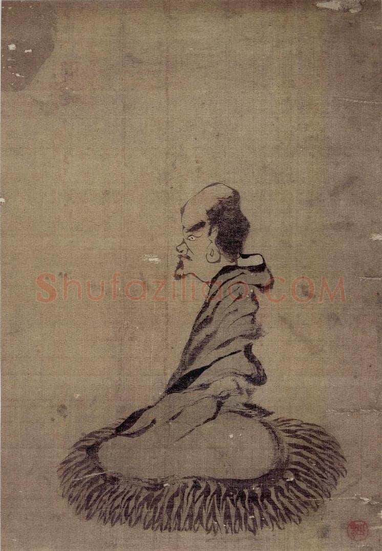 清 罗聘 《罗汉图》 书画作品
