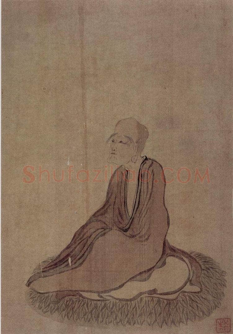 清 罗聘 《罗汉图》 书画作品