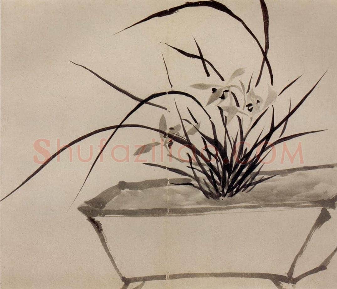 清 罗聘 《兰竹图册》 书画作品