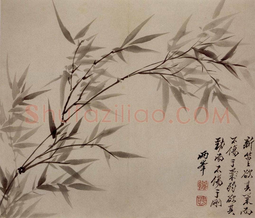 清 罗聘 《兰竹图册》 书画作品