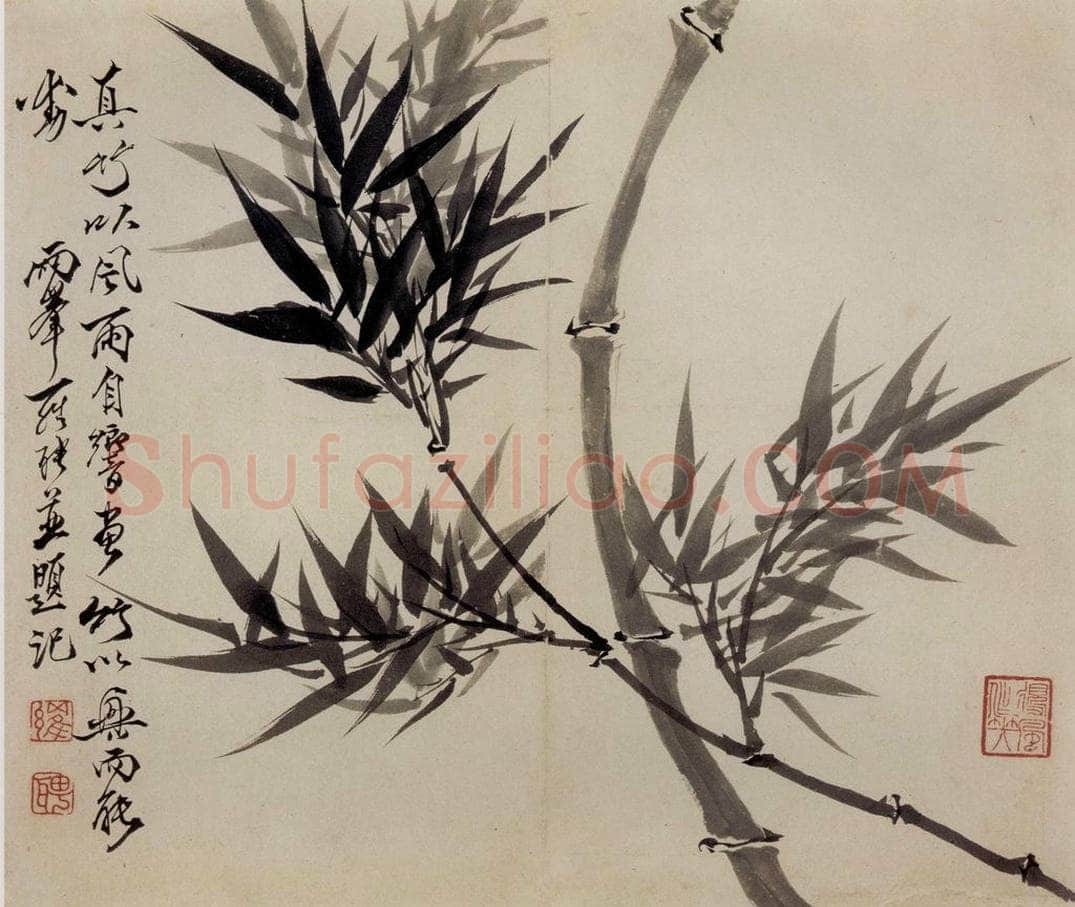 清 罗聘 《兰竹图册》 书画作品