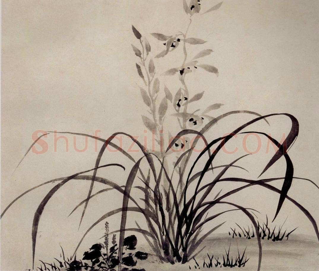 清 罗聘 《兰竹图册》 书画作品