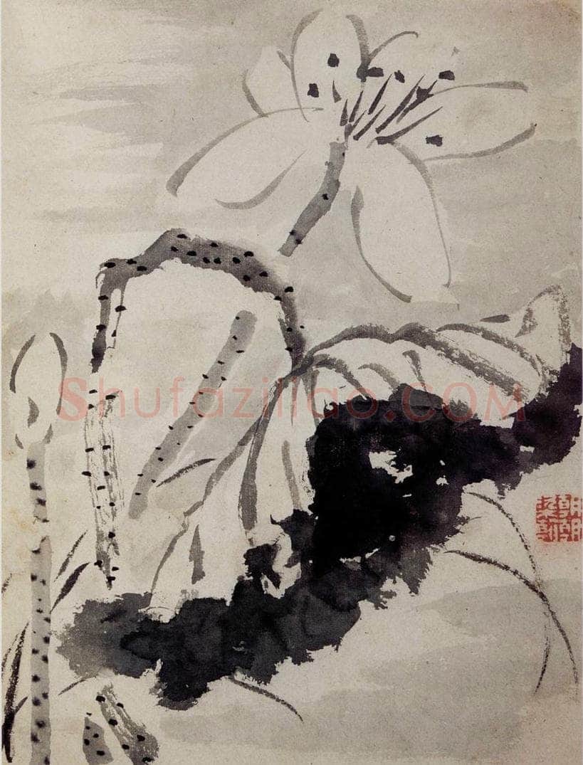 清 罗聘 《花卉册》 书画作品