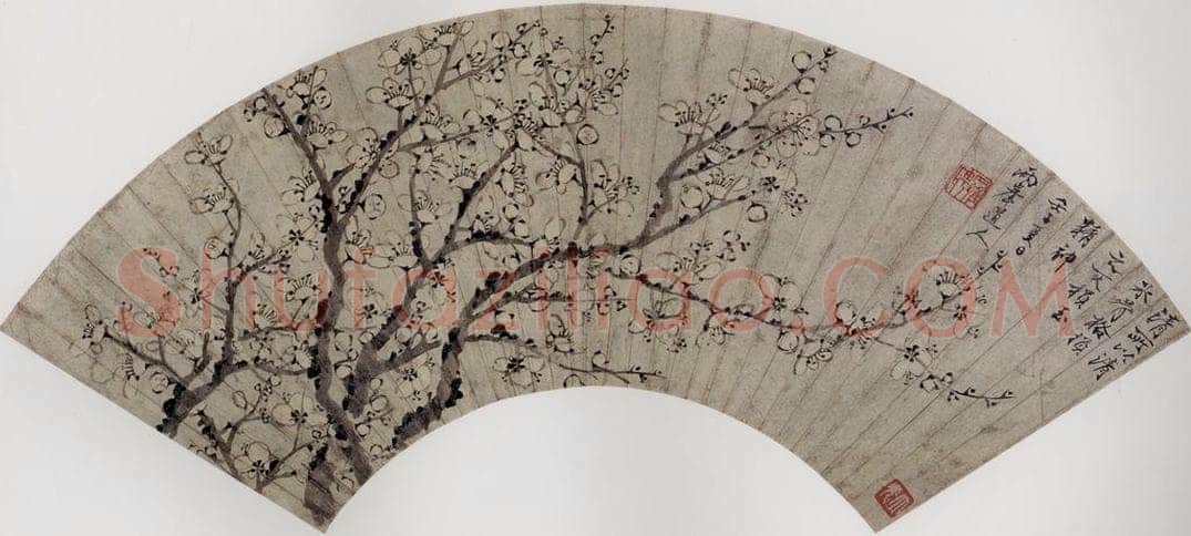 清 罗聘 《梅花》 书画作品