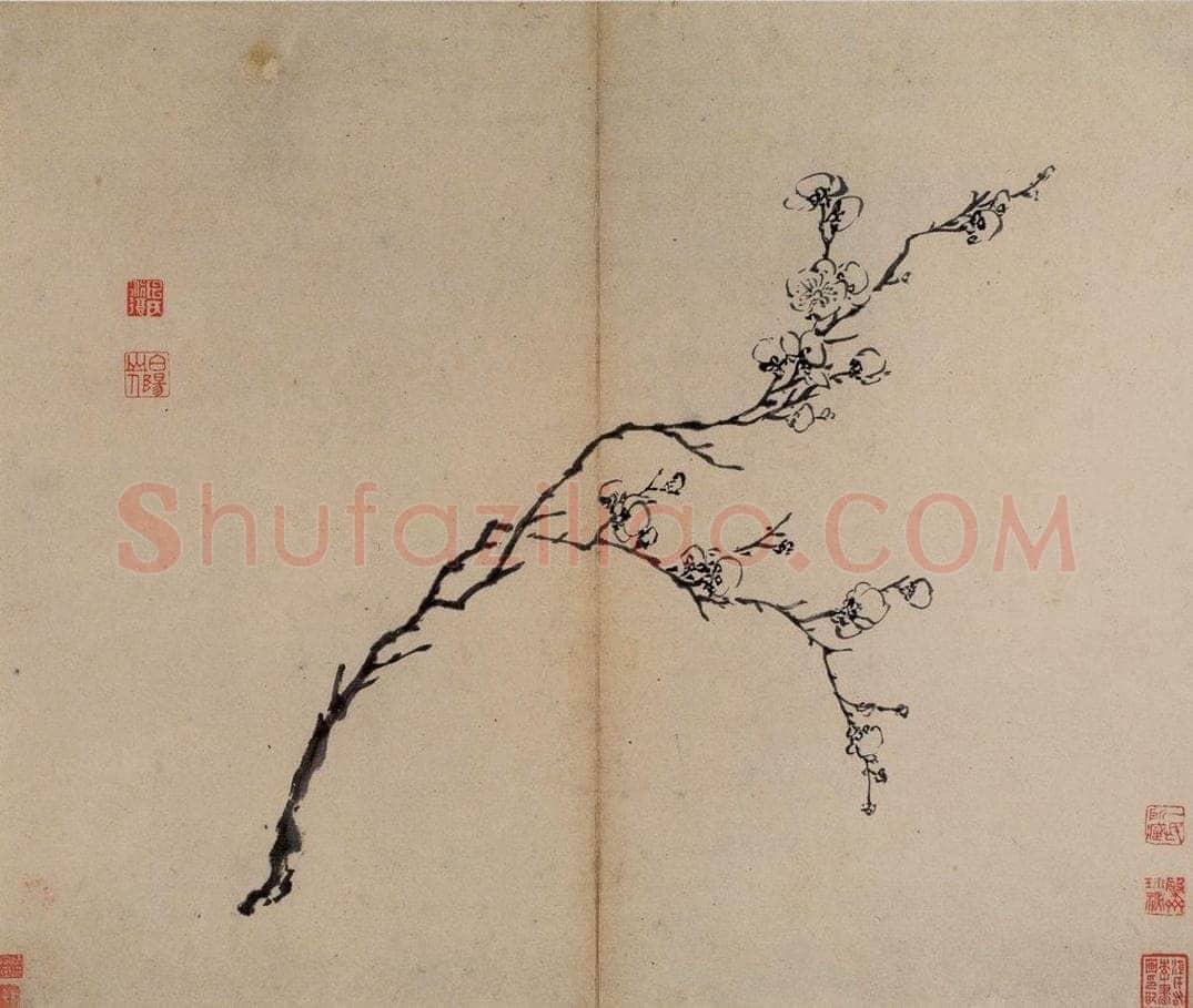  陈淳 《书画册》 书画作品