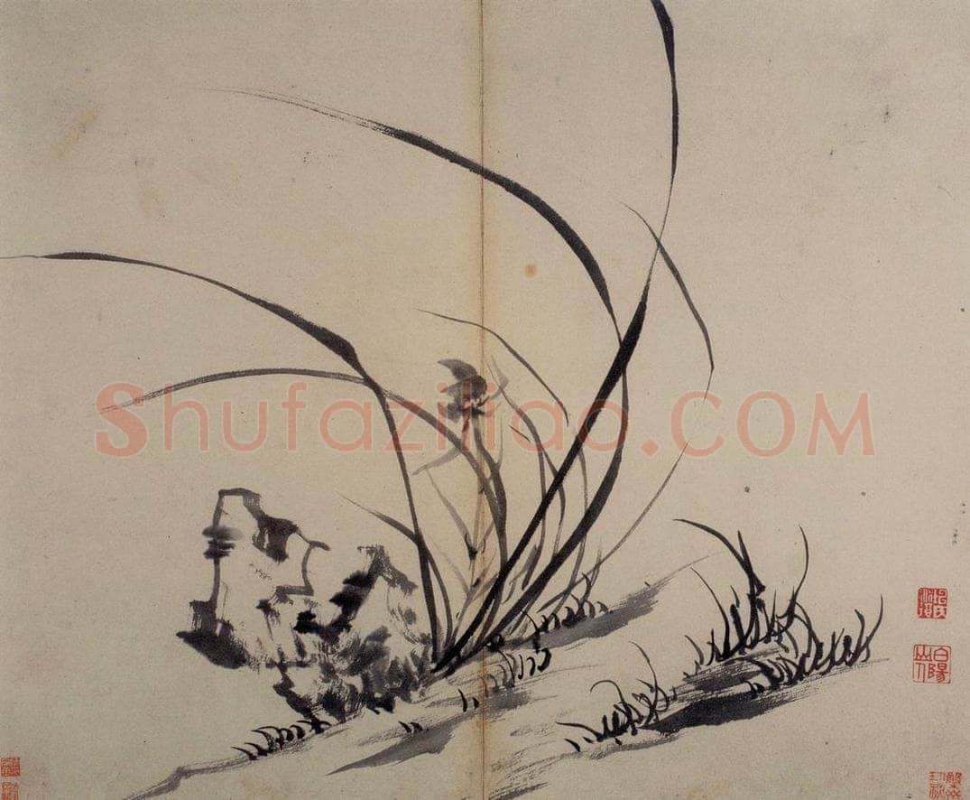  陈淳 《书画册》 书画作品