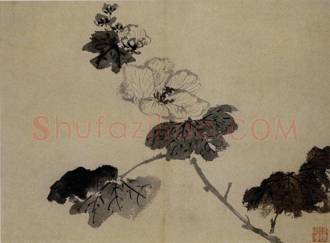 陈淳 《花卉图》 书画作品
