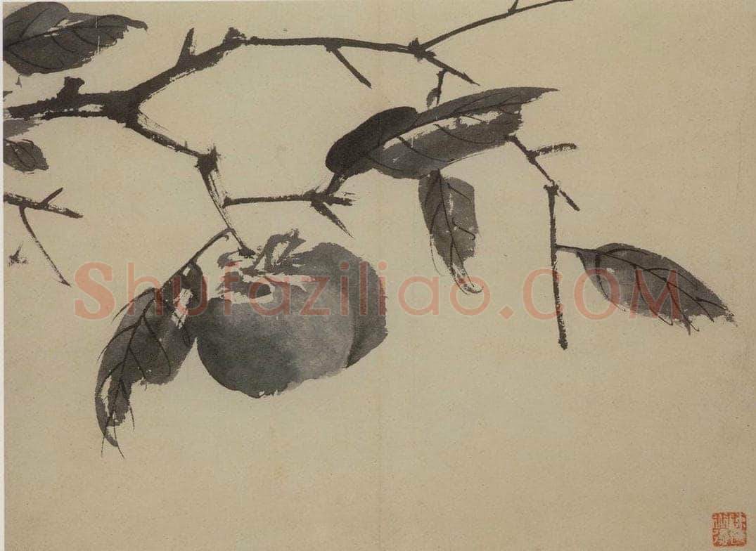  陈淳 《花卉图》 书画作品