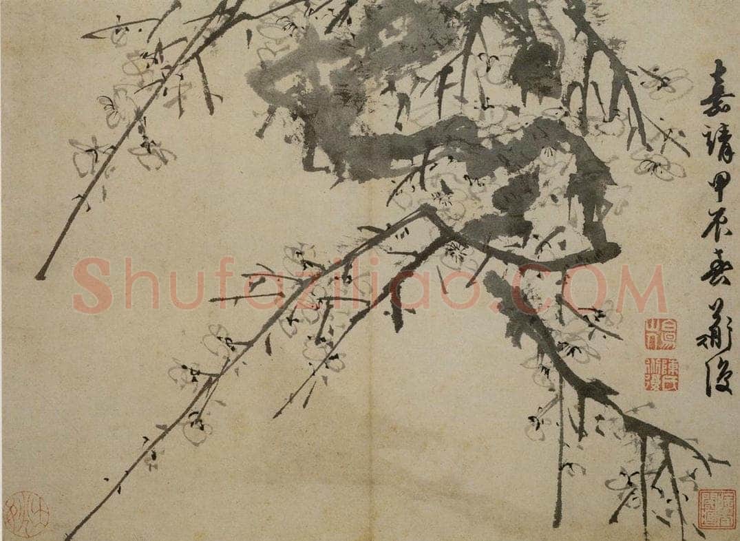 陈淳 《花卉图》 书画作品