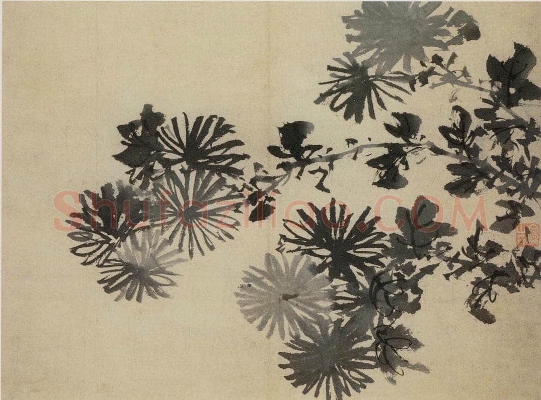 陈淳 《花卉图》 书画作品