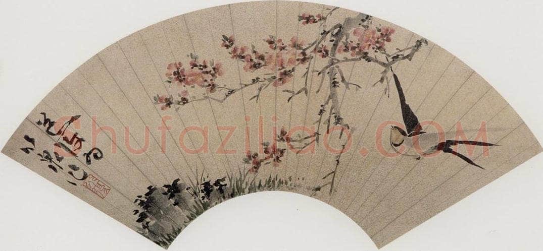 陈淳 《杏花燕子图》 书画作品