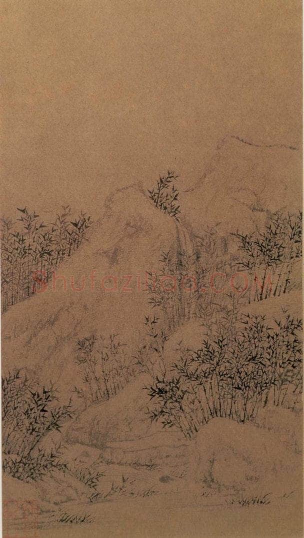 不明 文征明 《山水图》 书画作品
