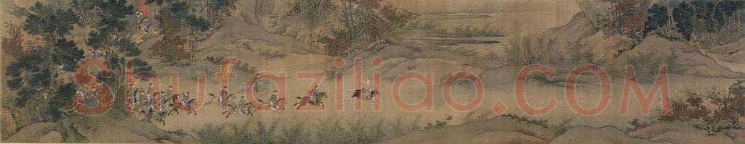 不明 仇英 《临肖照中兴瑞应图之一》 书画作品