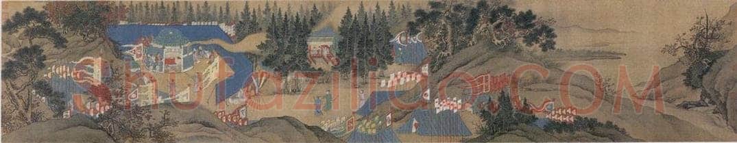 不明 仇英 《临肖照中兴瑞应图之二》 书画作品